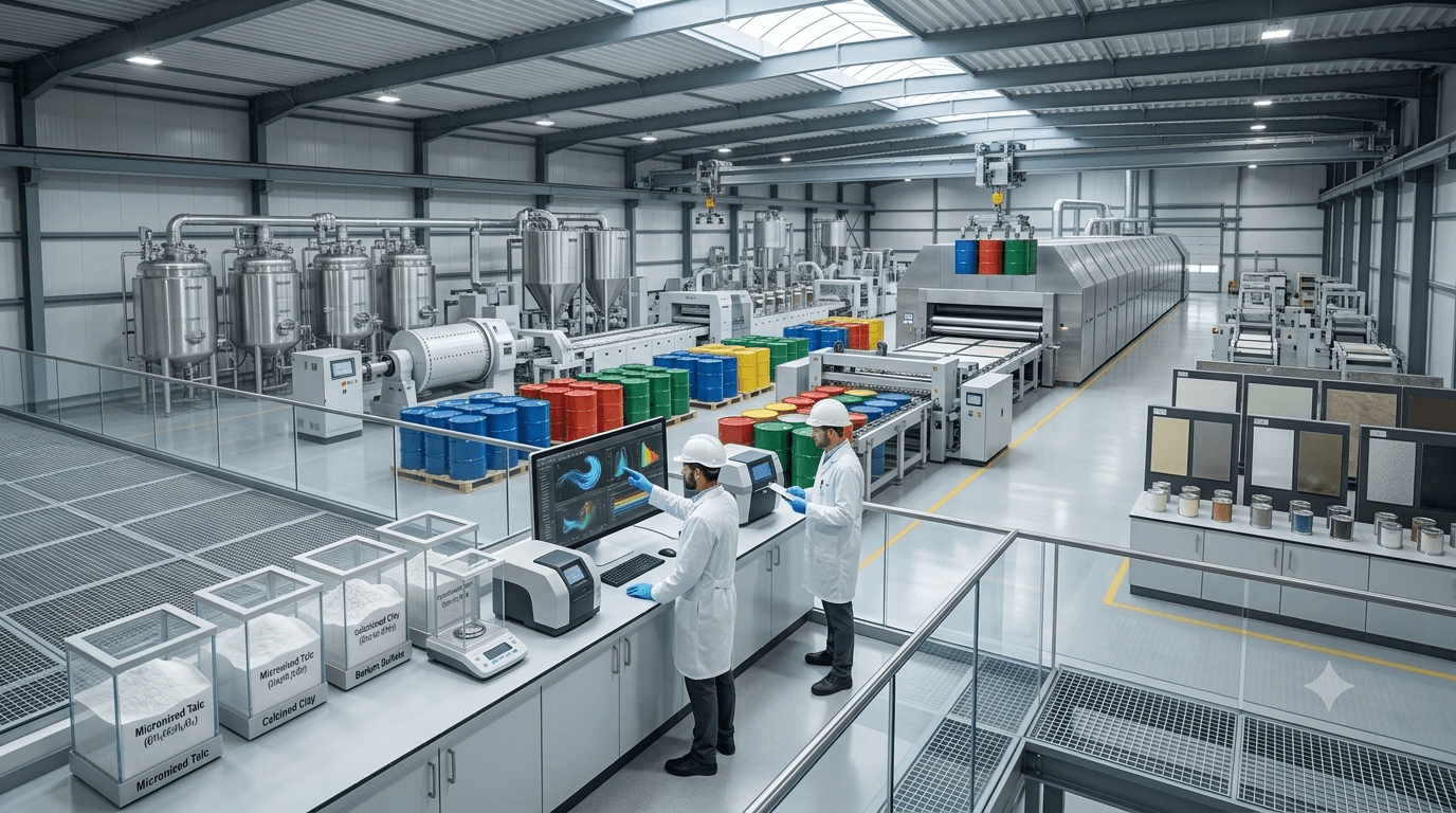 Importance of Industrial Minerals in Paint Industry